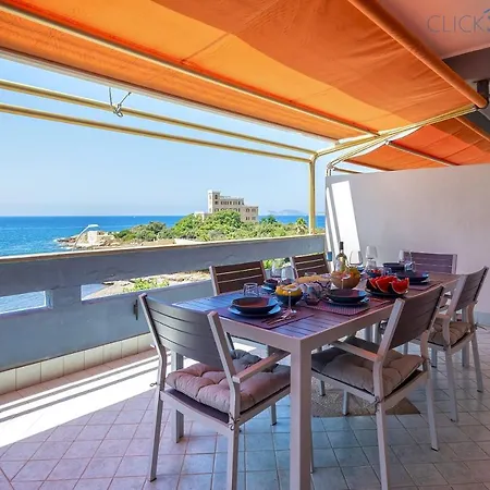 Apartmán Alghero On The Sea With Large Verandas, 2 Bikes, Large Verandas For Max 8 People