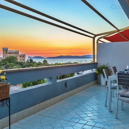 Apartmán Alghero On The Sea With Large Verandas, 2 Bikes, Large Verandas For Max 8 People