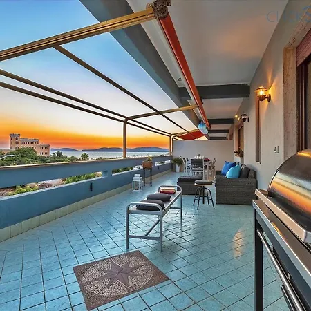 Alghero On The Sea With Large Verandas, 2 Bikes, Large Verandas For Max 8 People Apartmán *