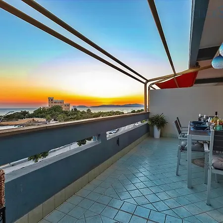 Apartmán Alghero On The Sea With Large Verandas, 2 Bikes, Large Verandas For Max 8 People Alghero